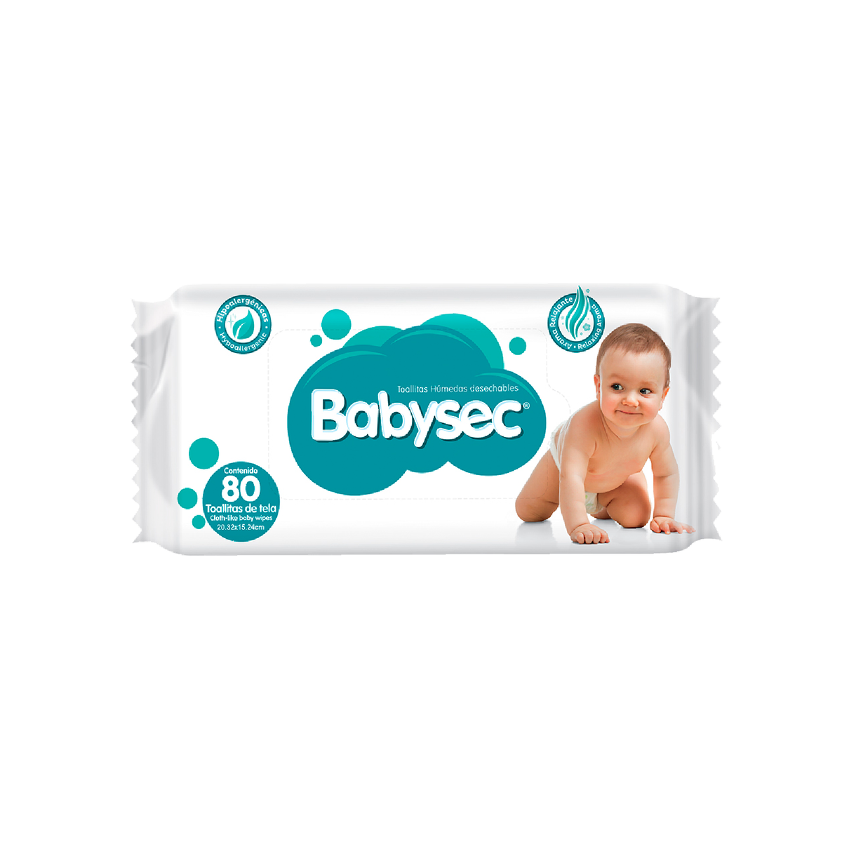 BabySec Toallitas Húmedas 80und