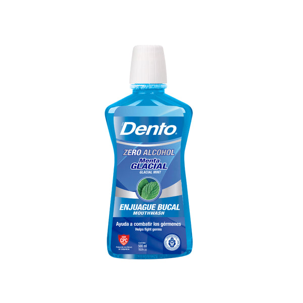 DENTO ENJUAGUE BUCAL MENTA GLACIAL 500ML