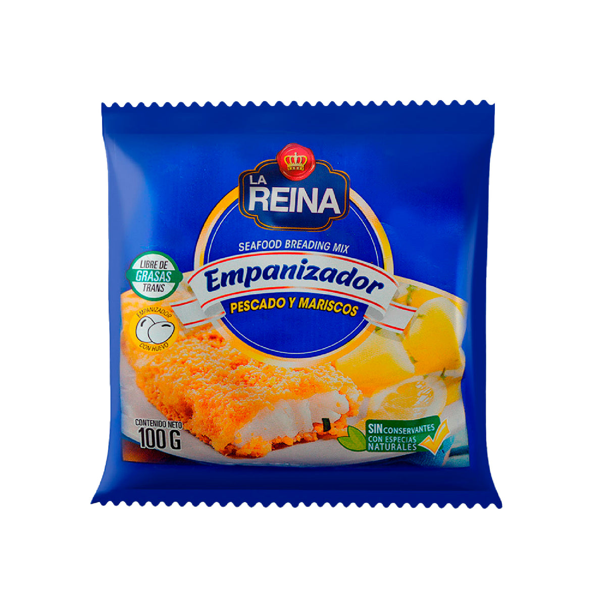La Reina Empanizador Pescado y Mariscos 100gr