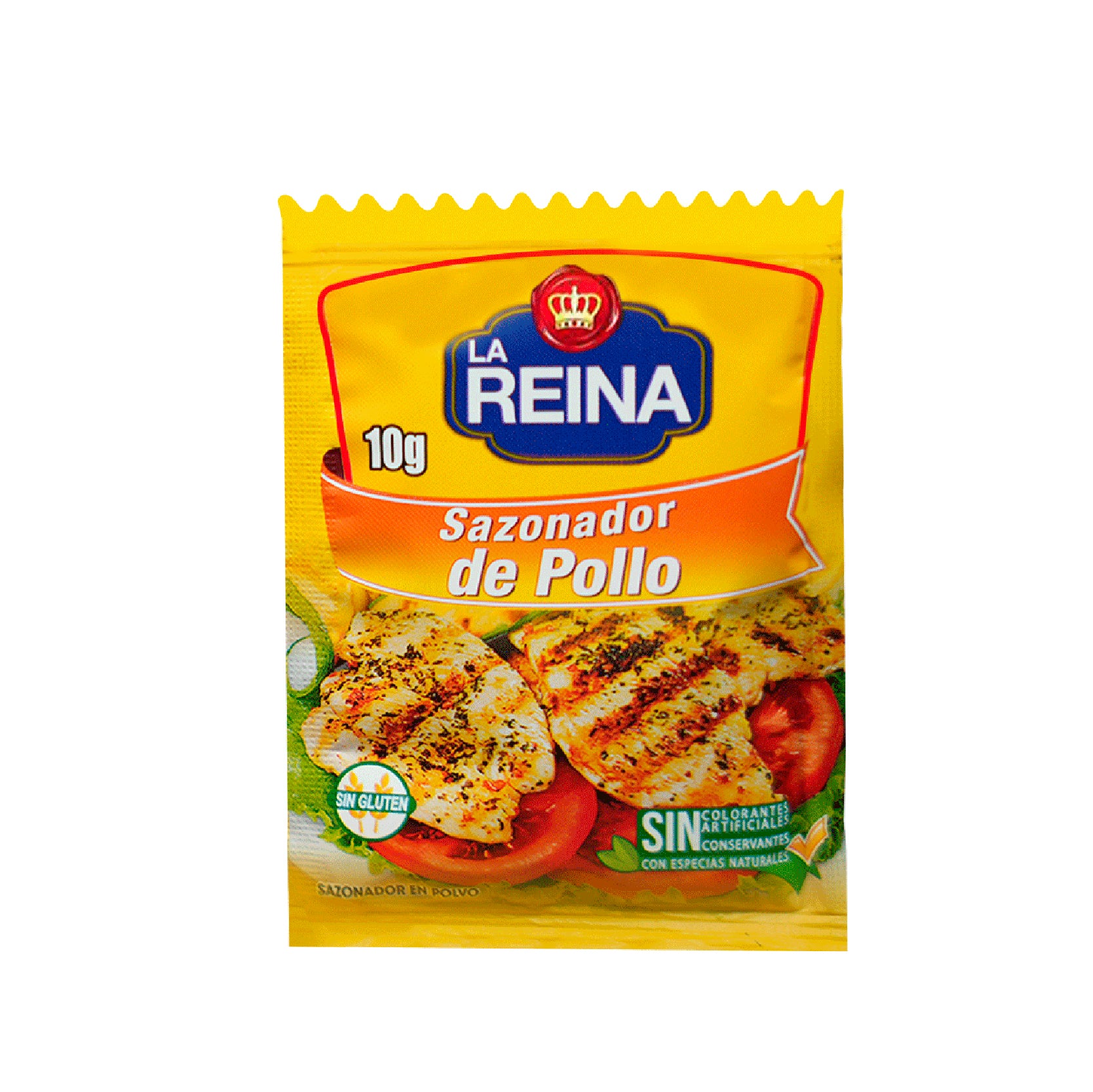 LA REINA SAZONADOR DE POLLO 10GR 5 UNIDADES