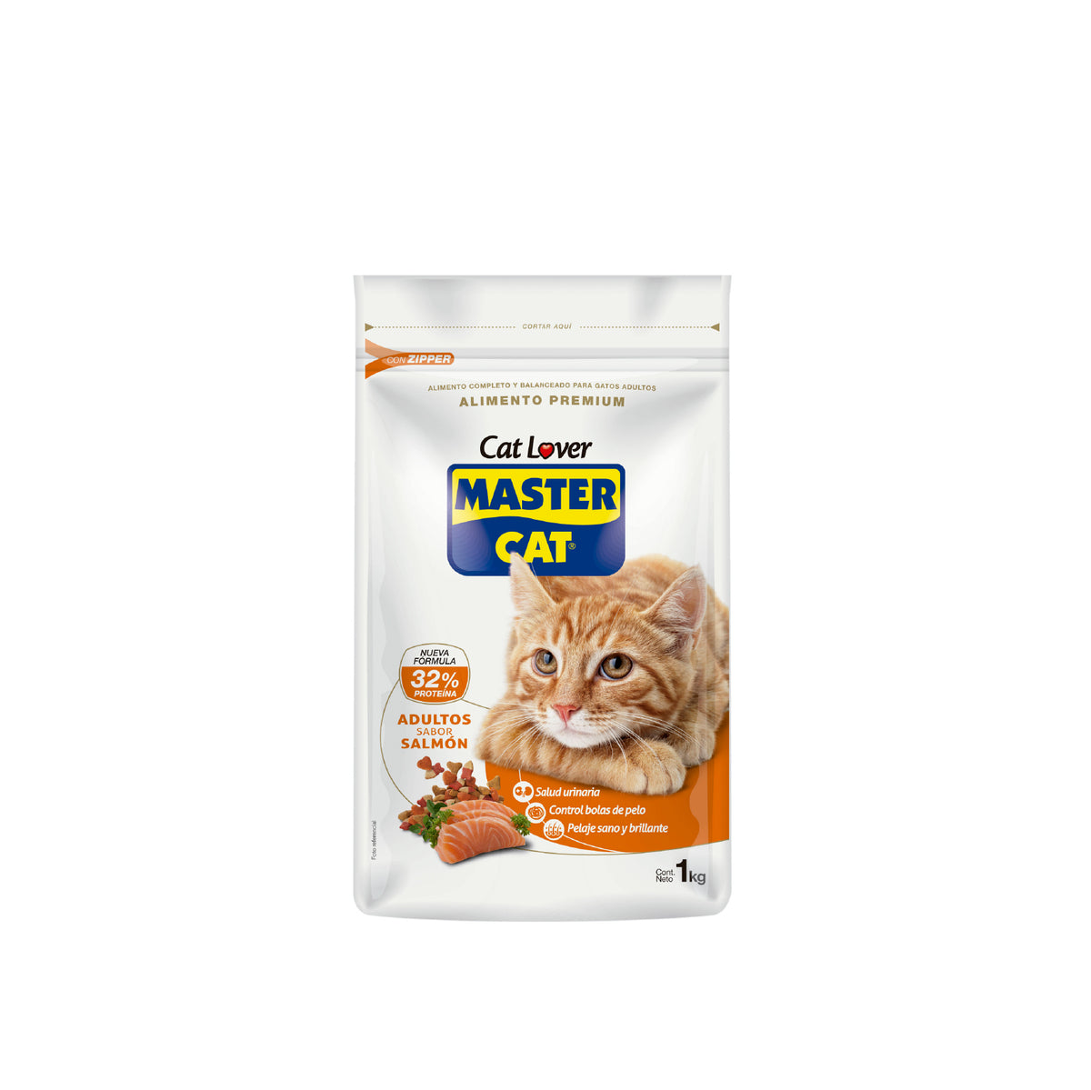 Master Cat Adulto Sabor Salmón 1 Kg