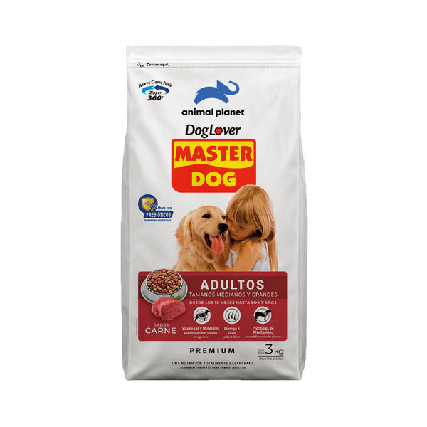 MASTER DOG ADULTO SABOR CARNE 3KG