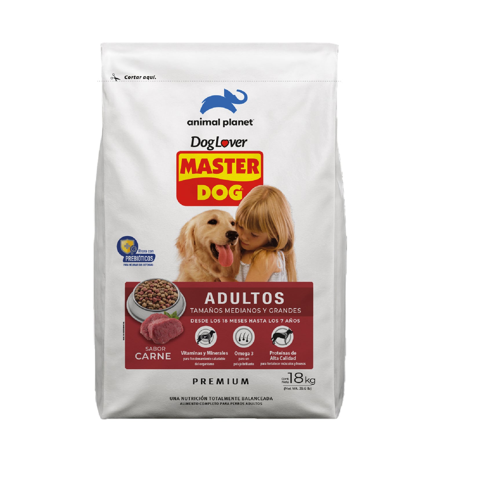 MASTER DOG ADULTO SABOR CARNE 18KG