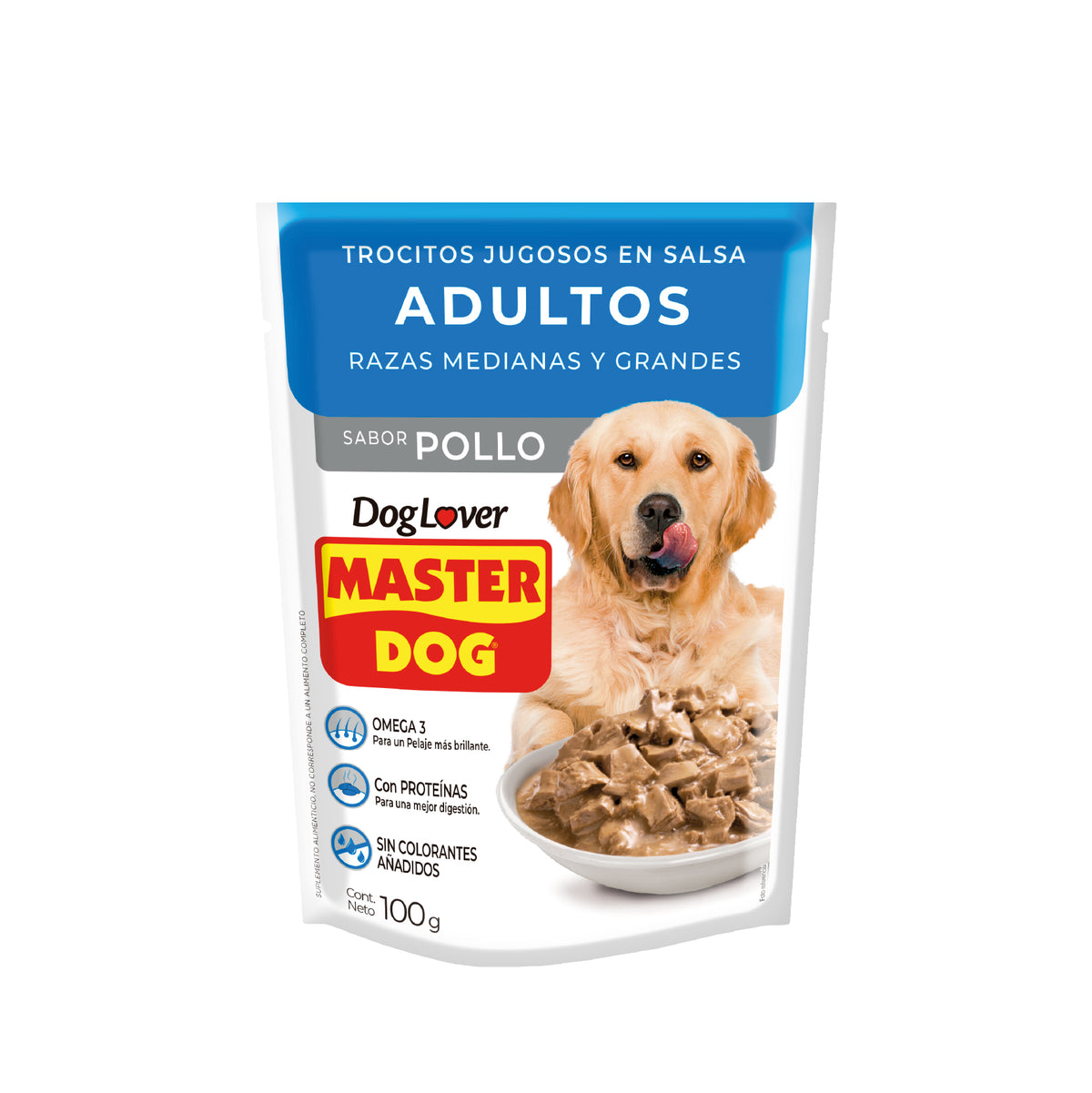 MASTER DOG TROCITOS POLLO 100GR