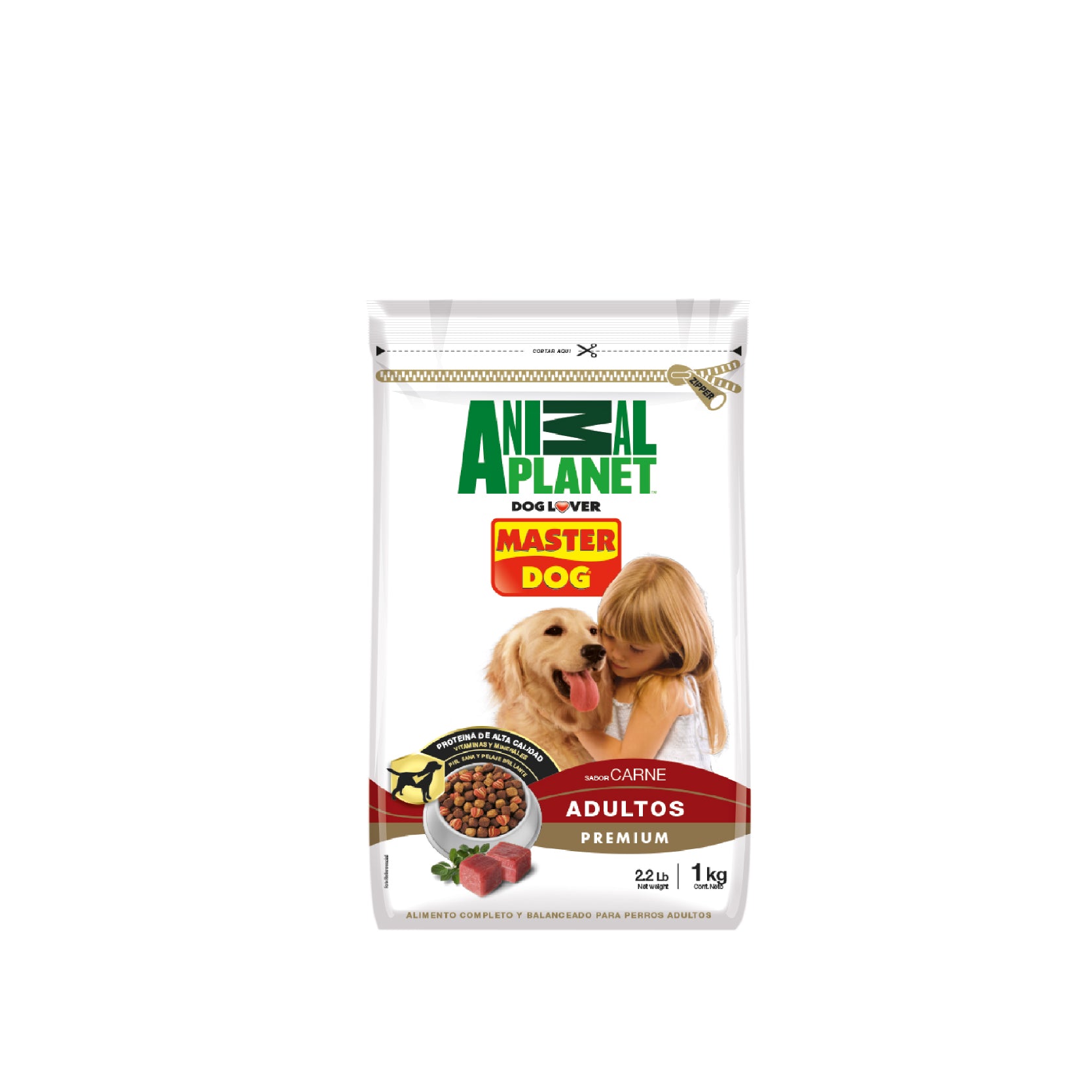 MASTER DOG ADULTO SABOR CARNE 1KG