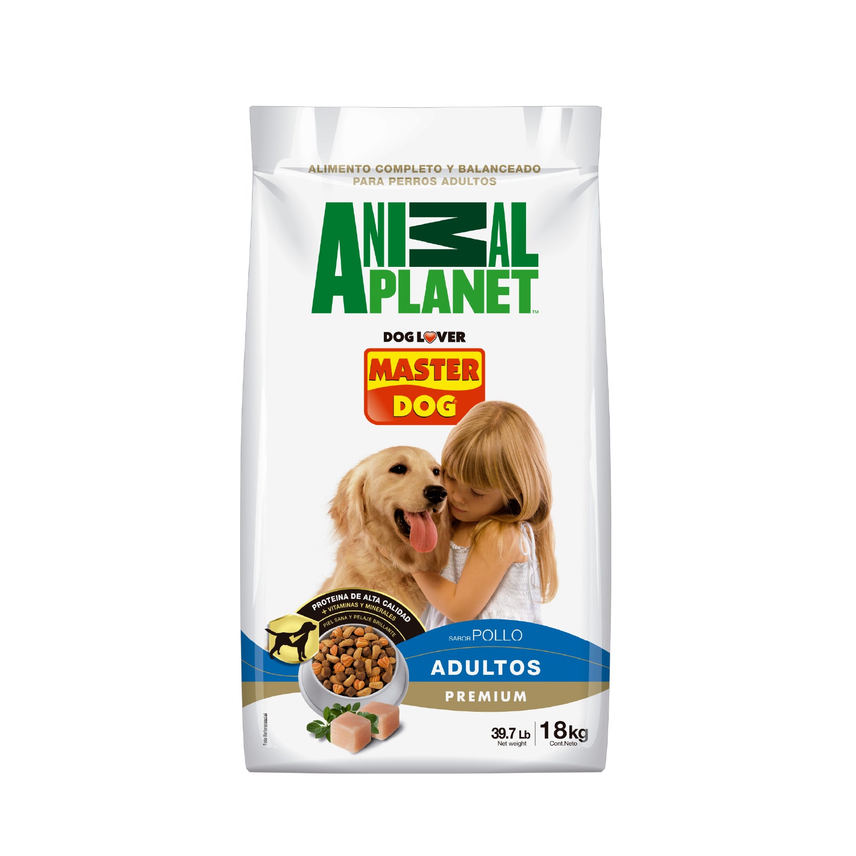 MASTER DOG ADULTO SABOR POLLO 18KG