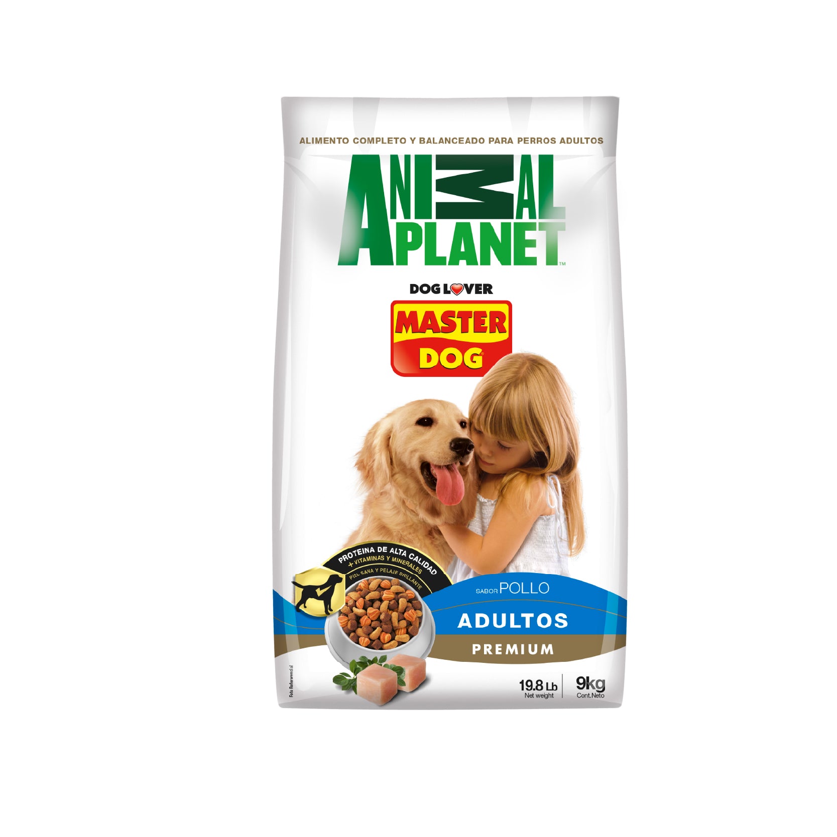 Master Dog Adulto Sabor Pollo 9kg