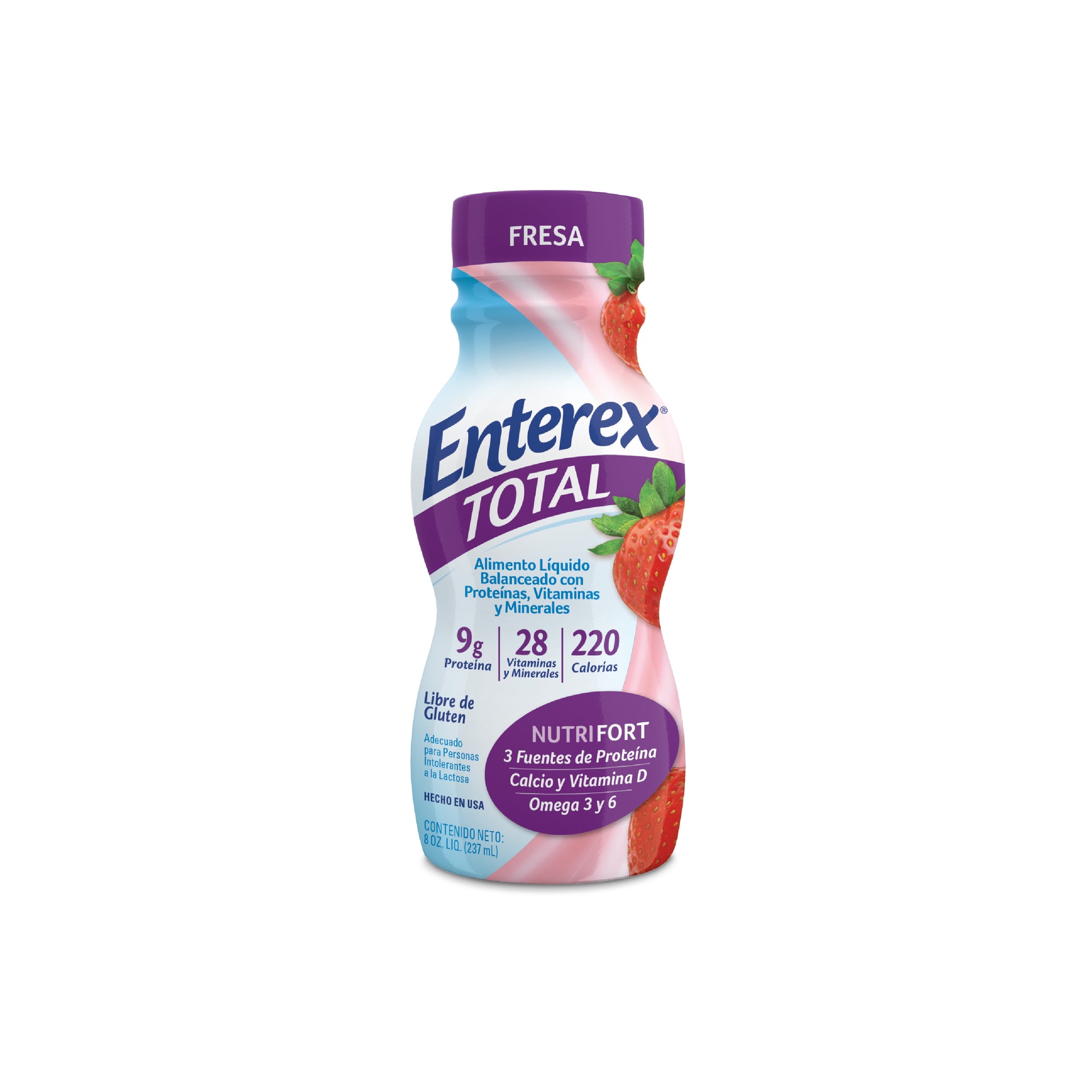 ENTEREX TOTAL SABOR FRESA 237ML