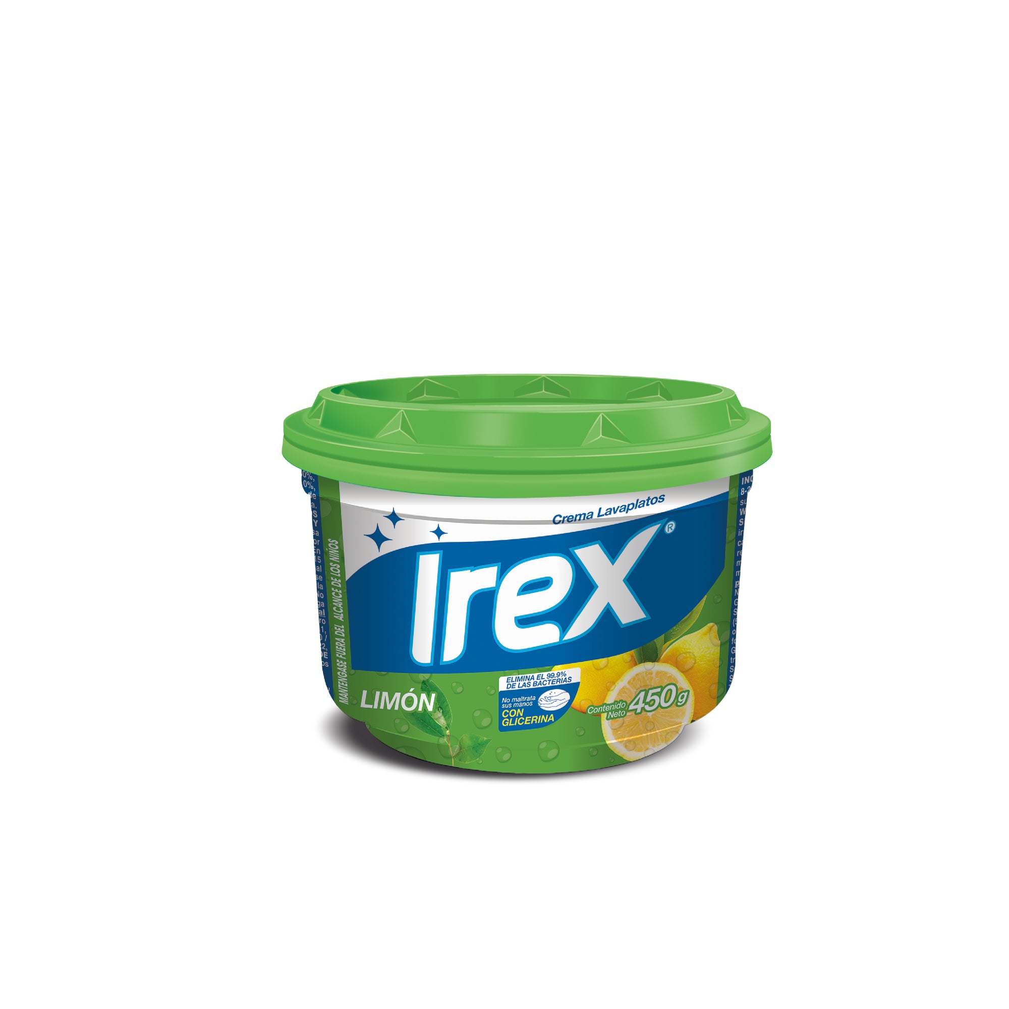 IREX LAVAPLATOS CREMA LIMON 450 G