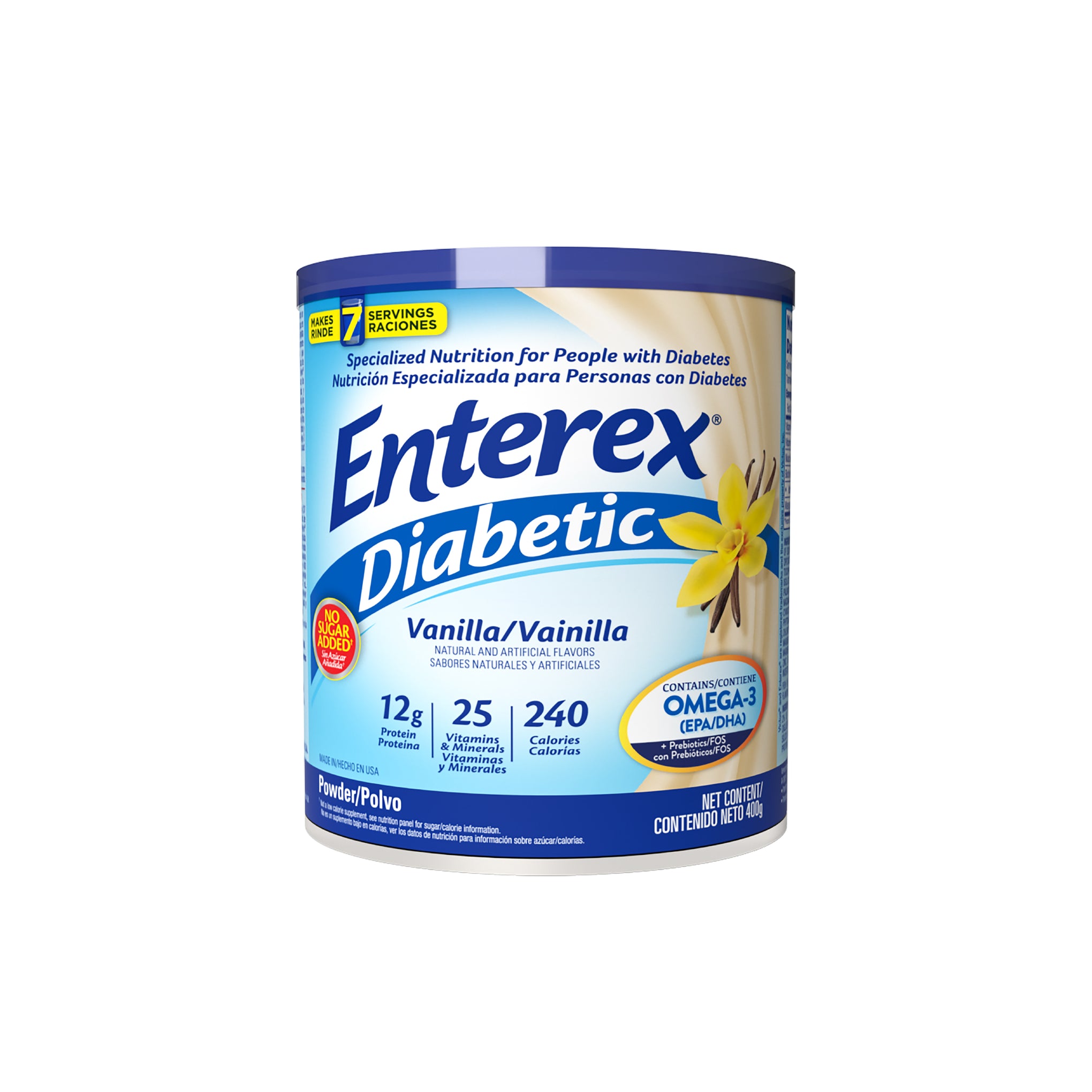 ENTEREX DIABETIC SABOR VAINILLA 400G
