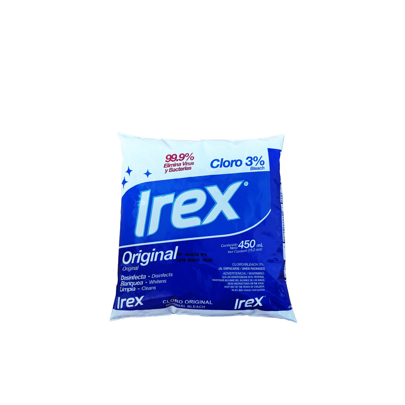 IREX CLORO 3% 450ML