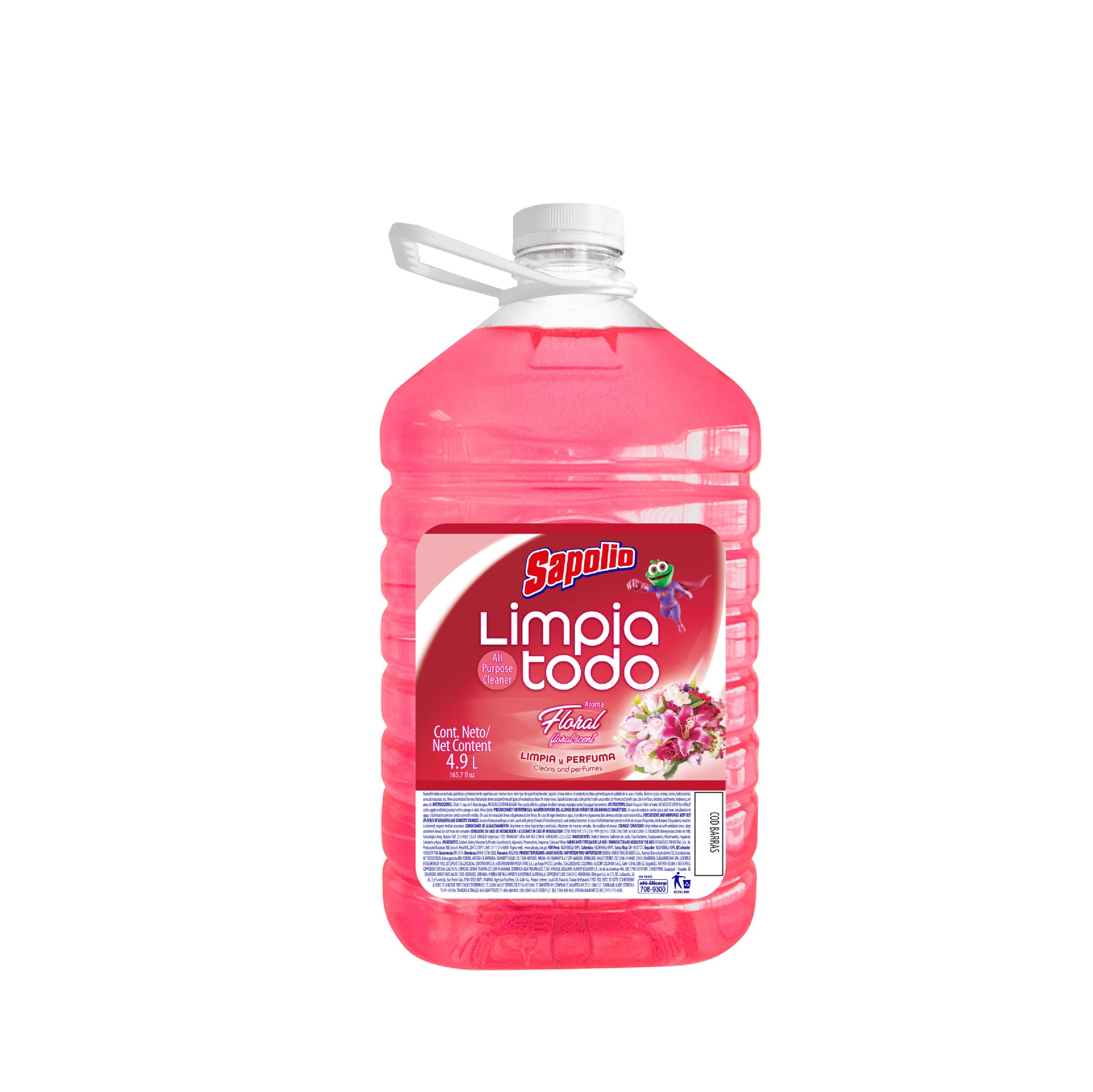 SAPOLIO LIMPIATODO FLORAL 4.9L