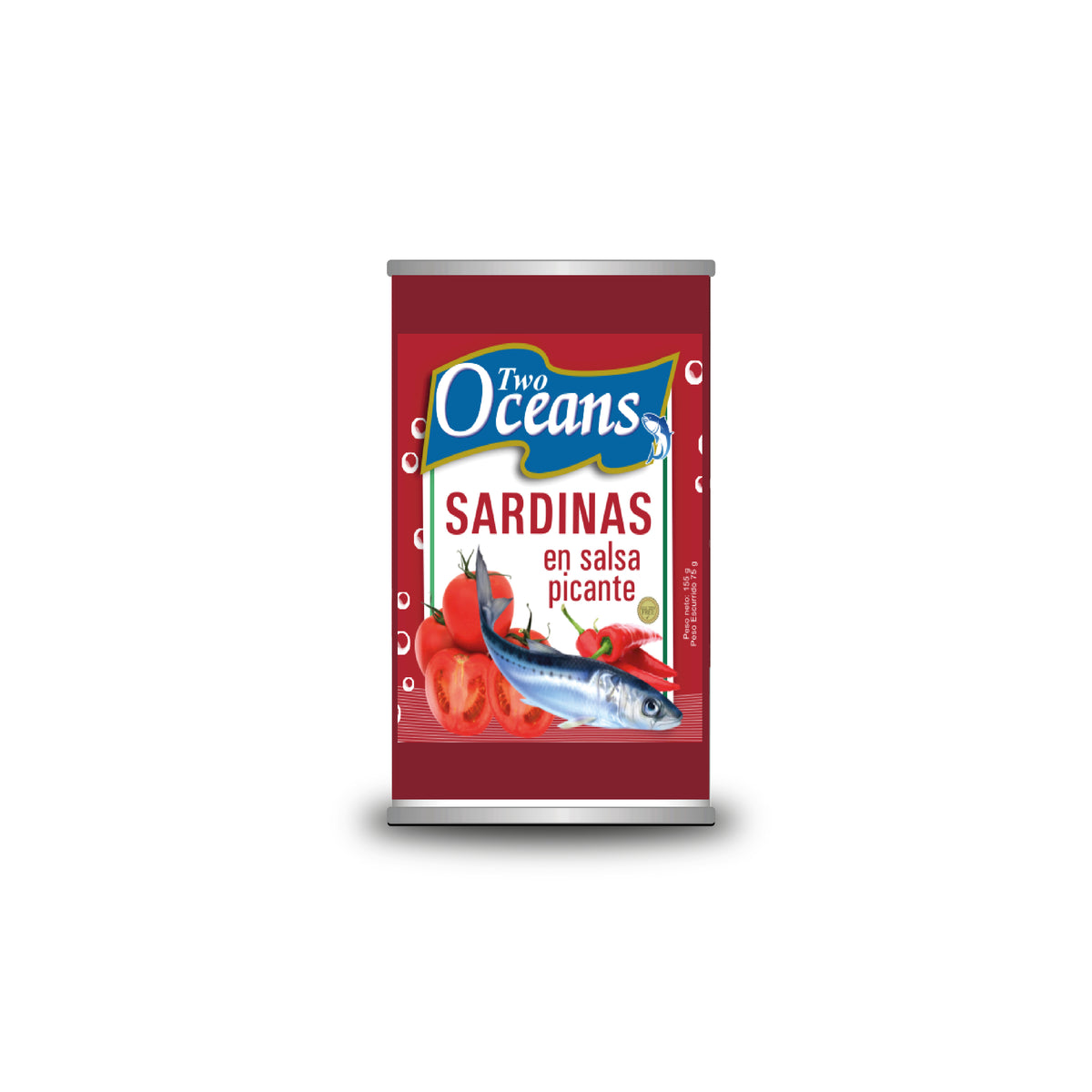 Two Oceans sardinas en salsa de tomates picantes 155 Grs